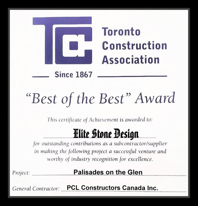 TCA & PCL Best of the Best Award