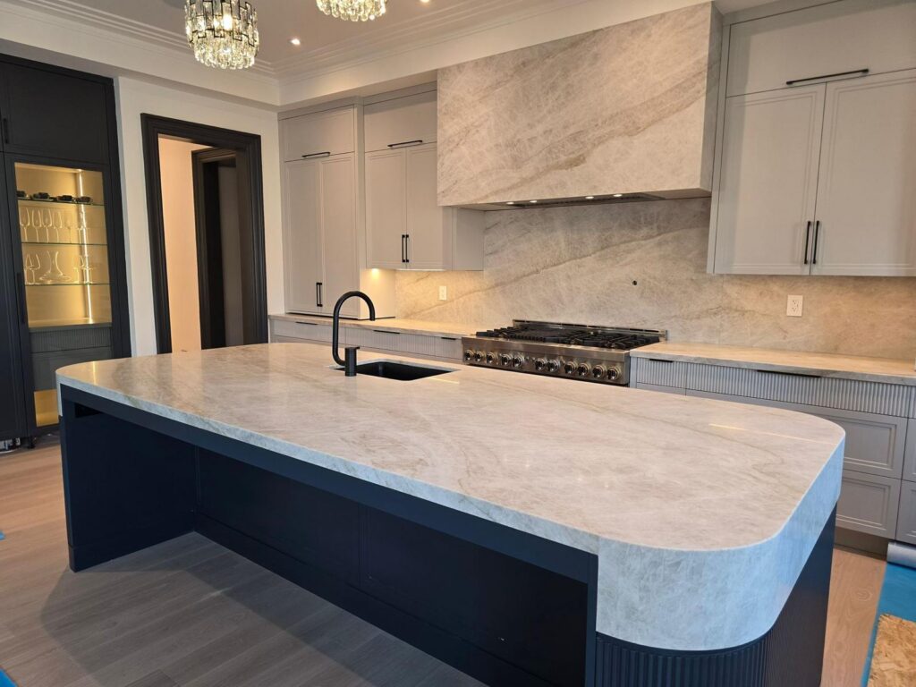 Exquisite Taj Mahal Quartzite Residential-Oakville